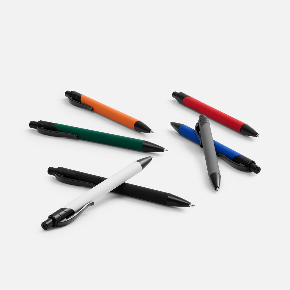 Ручка шариковая Undertone Black Soft Touch, серая / Миниатюра WWW (1000)