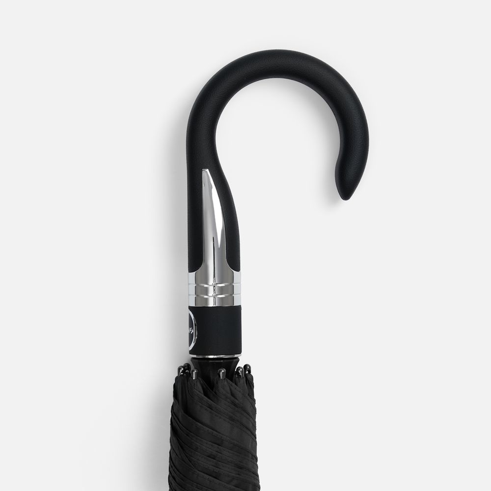 Зонт-трость Rainzee, черный / Миниатюра WWW (1000)