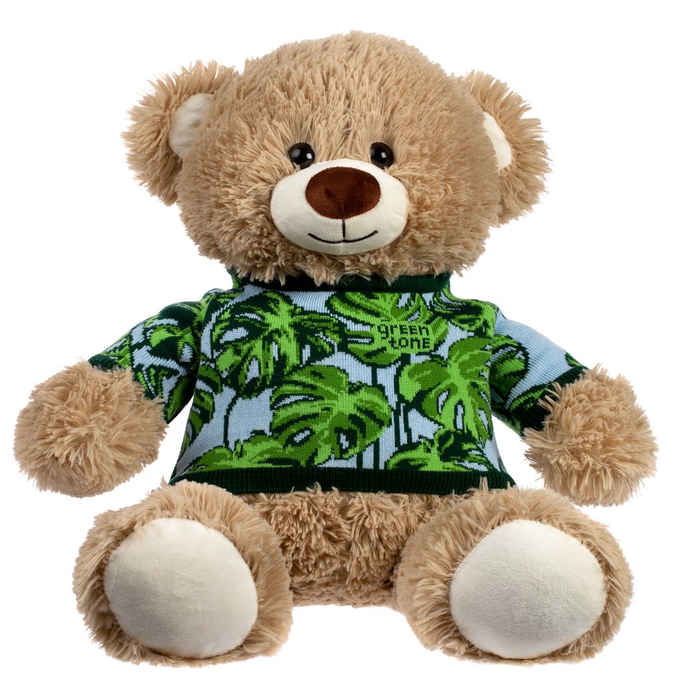 Плюшевый мишка Big Teddy в вязаном свитере на заказ / Миниатюра WWW (1000)