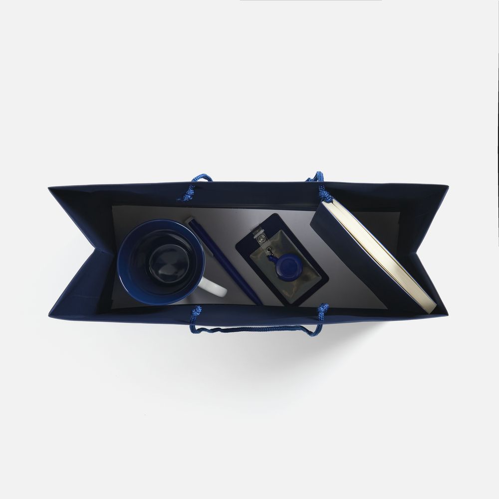 Набор Flat White, синий / Миниатюра WWW (1000)