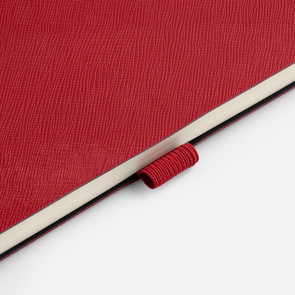 Ежедневник Lungo, недатированный, красный / Миниатюра WWW (1000)