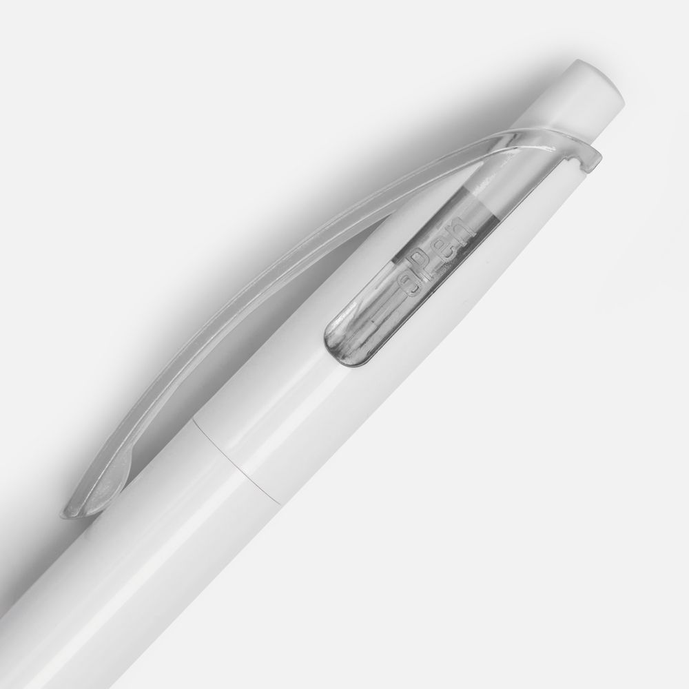 Ручка шариковая Bento, белая / Миниатюра WWW (1000)