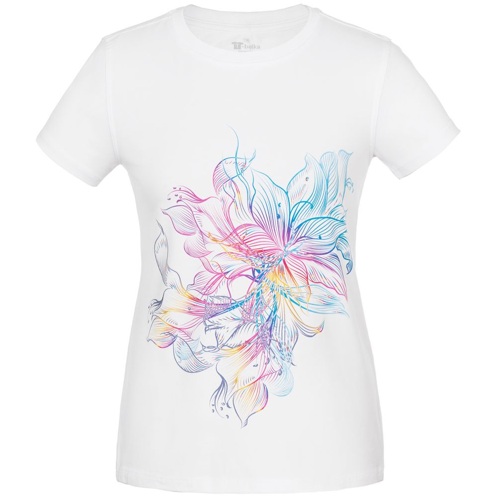 Футболка женская Vibrance, белая / Миниатюра WWW (1000)