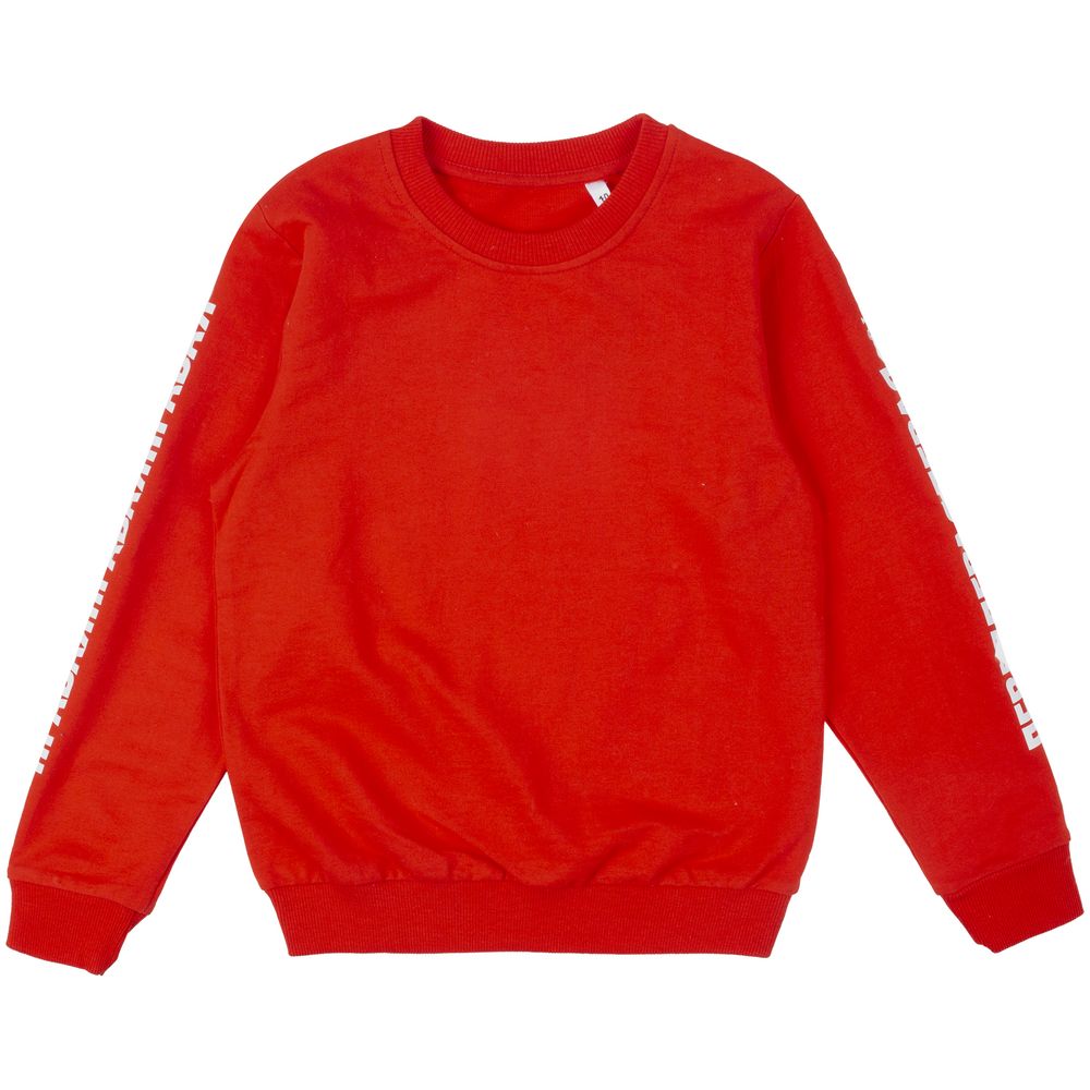 Свитшот детский «Правая левая», красный / Миниатюра WWW (1000)