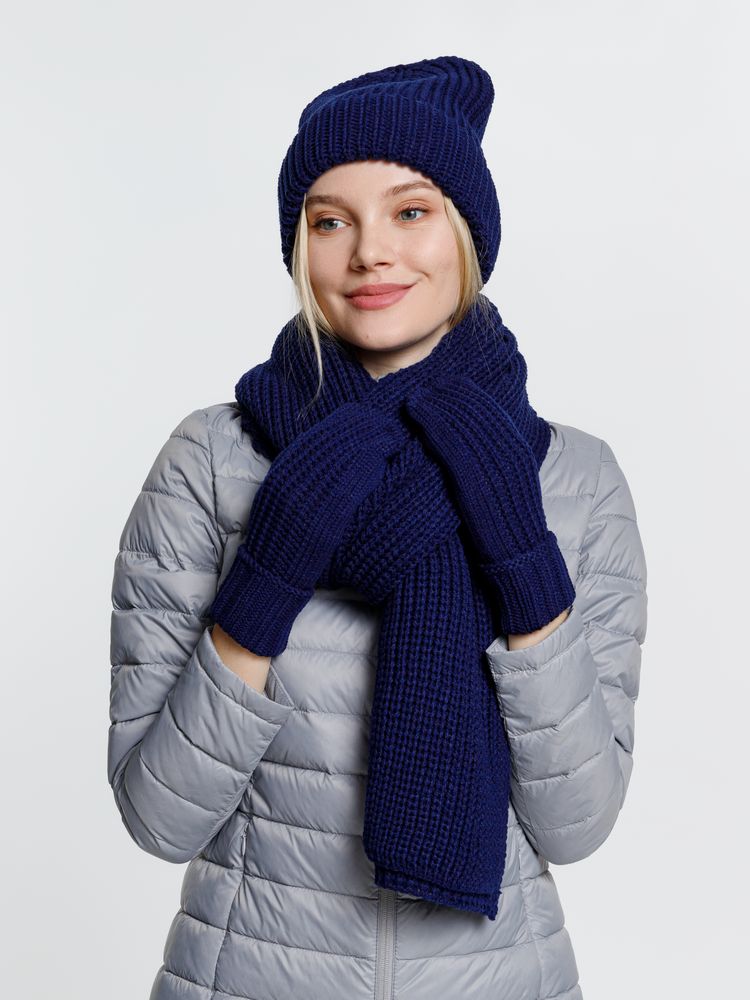 Шарф Nordkyn, темно-синий / Миниатюра WWW (1000)