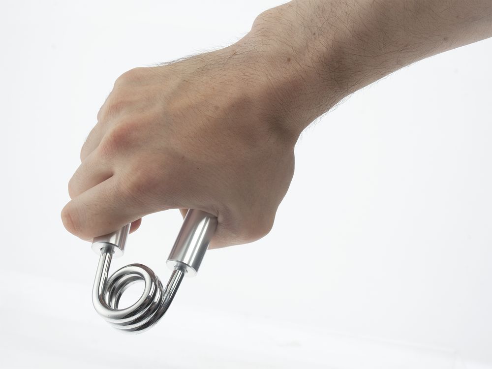 Эспандер Hard Work, серебристый / Миниатюра WWW (1000)