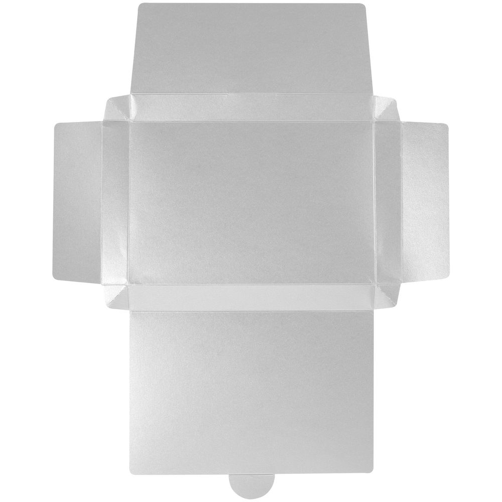 Коробка самосборная Flacky Slim, серебристая / Миниатюра WWW (1000)