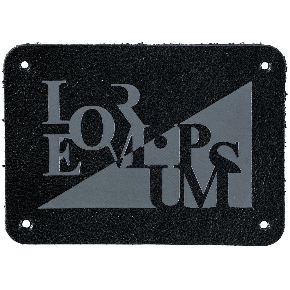 Лейбл кожаный Beta, XL, черный / Миниатюра WWW (1000)