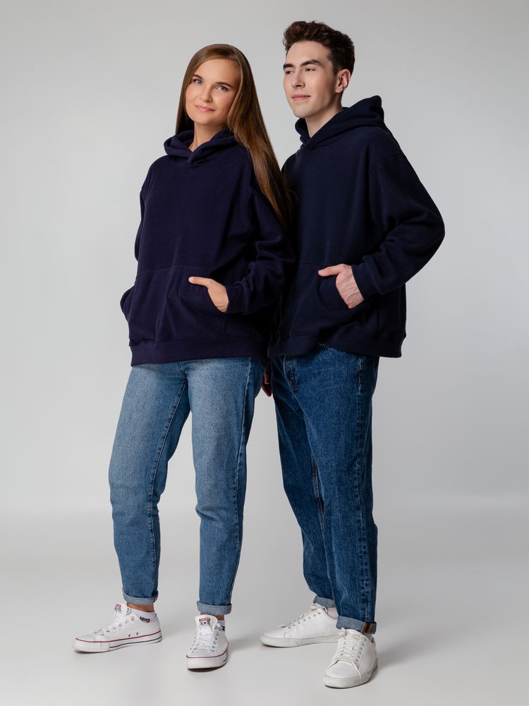 Худи флисовое унисекс Manakin, фиолетовое / Миниатюра WWW (1000)