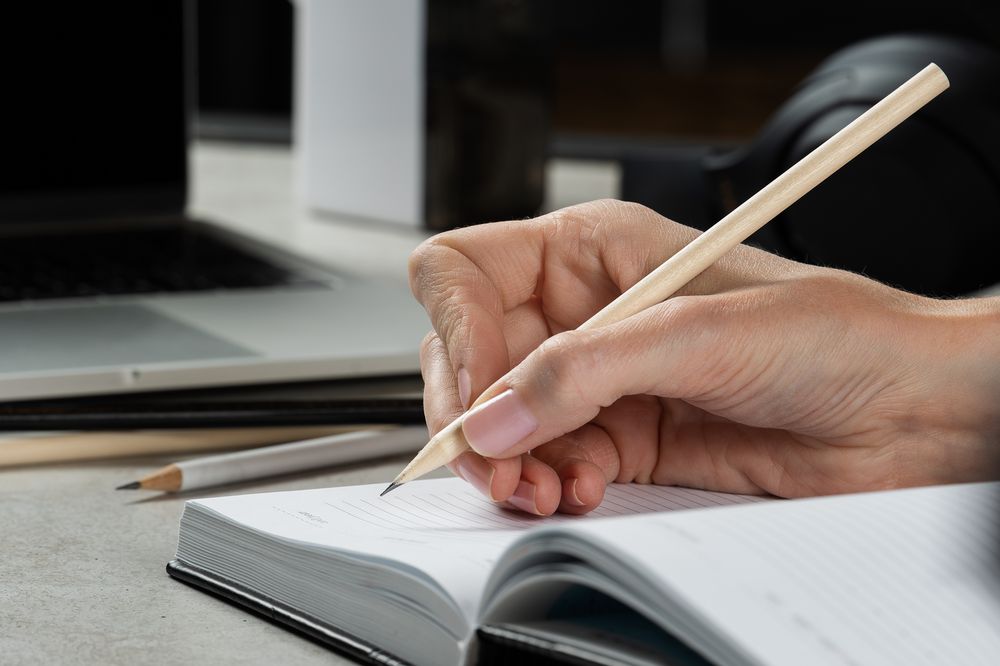 Карандаш незаточенный Draft Craft, белый / Миниатюра WWW (1000)