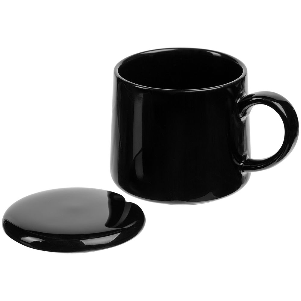 Кружка с подогревом и беспроводной зарядкой Dual Base ver. 2.0, черная / Миниатюра WWW (1000)