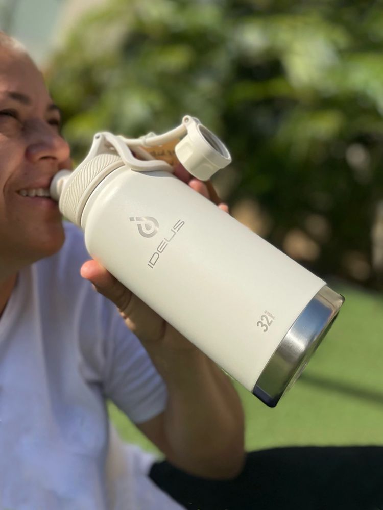 Термобутылка Fujisan XL 2.0, белая (молочная) / Миниатюра имиджевого (1000)