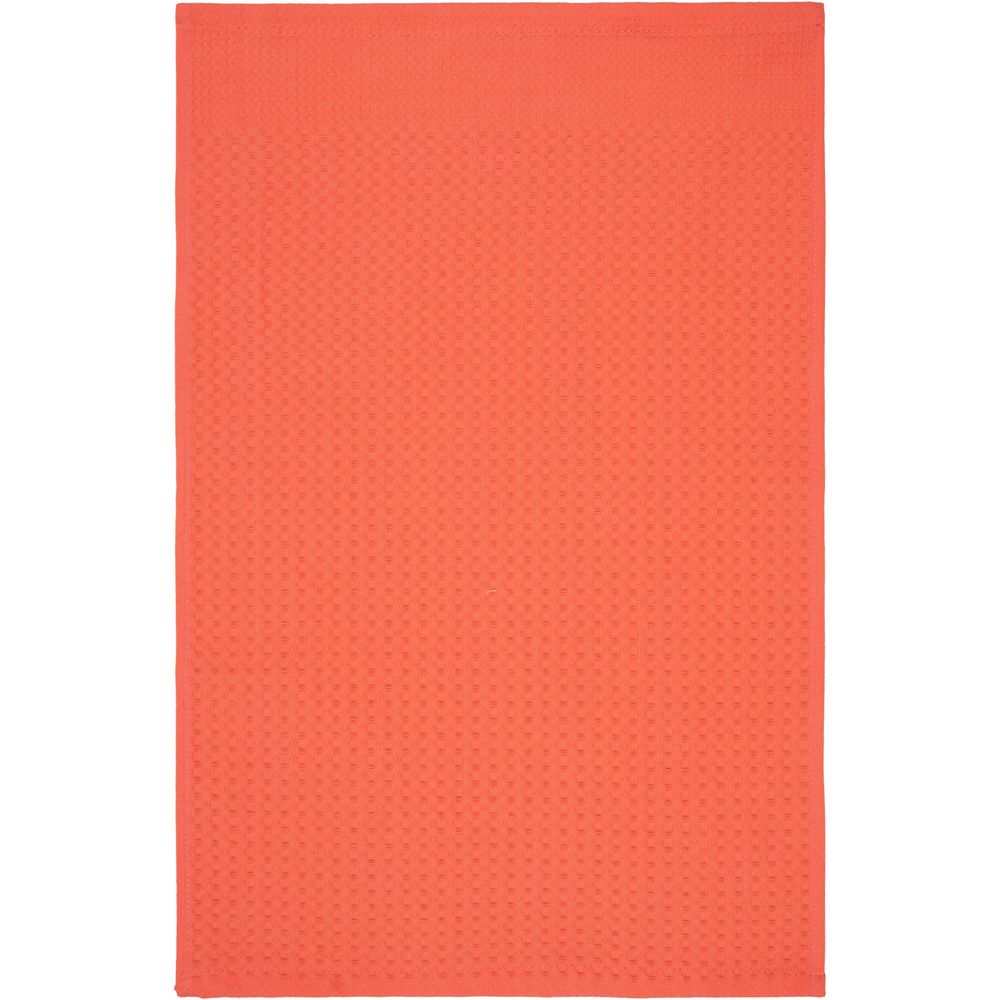 Полотенце вафельное «Деметра», малое, оранжевое (грейпфрут) / Миниатюра WWW (1000)