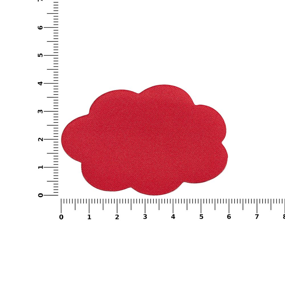 Наклейка тканевая Lunga Calum, L, красная / Миниатюра WWW (1000)