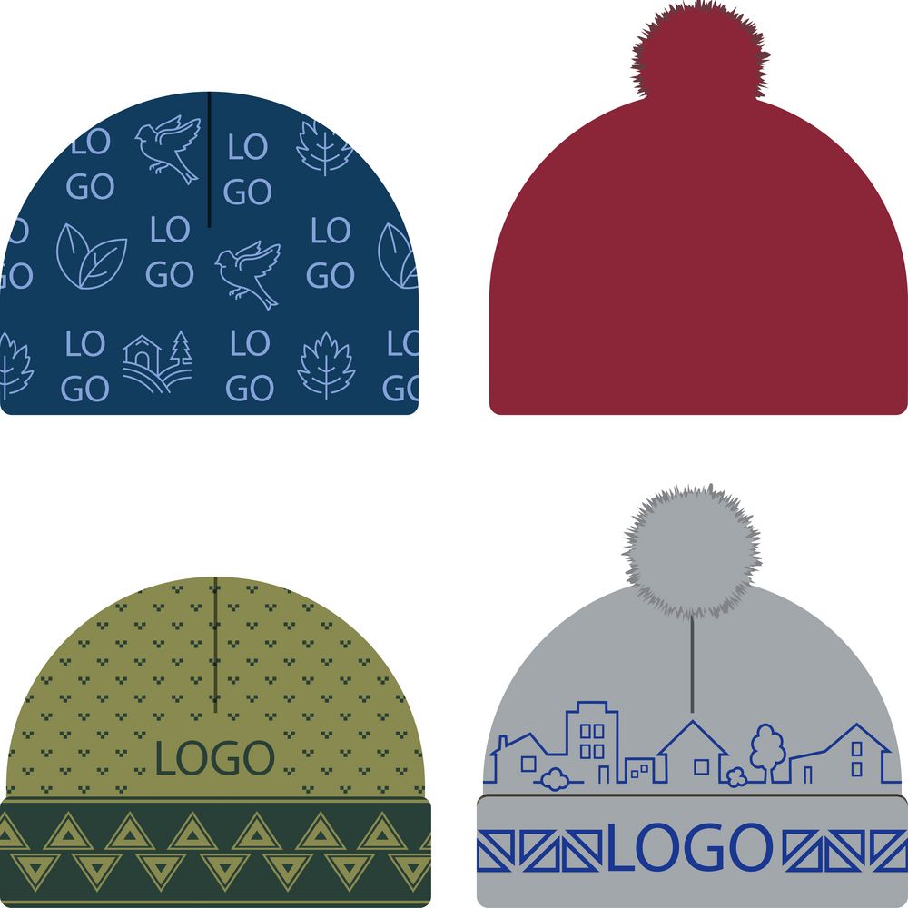 Шапка на заказ Tricksy Classic, полушерсть / Миниатюра WWW (1000)