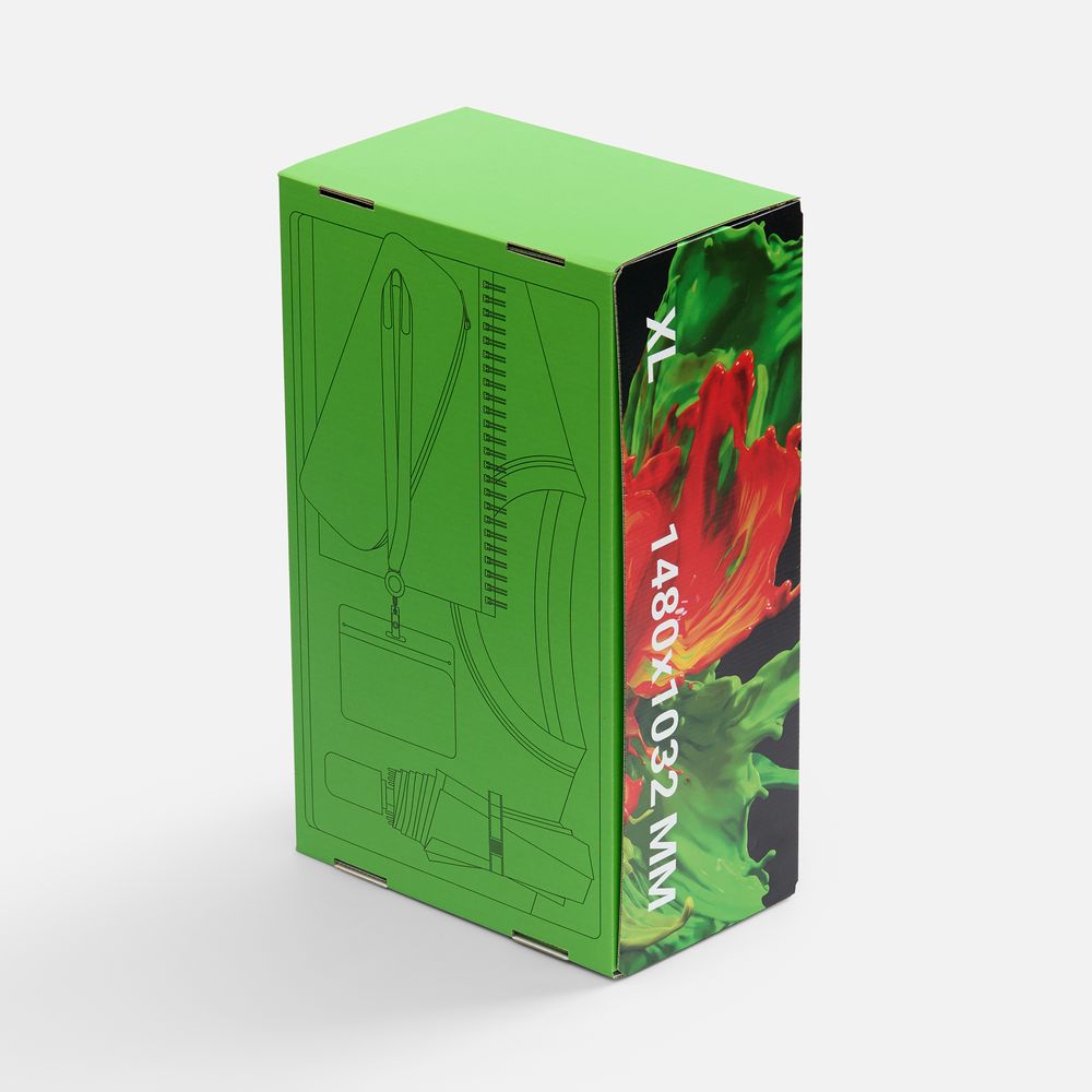 Коробка с печатью на заказ Freeform, XL / Миниатюра WWW (1000)
