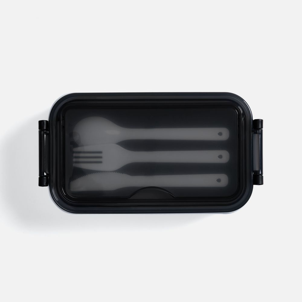 Ланчбокс Pranzo, белый с черным / Миниатюра WWW (1000)