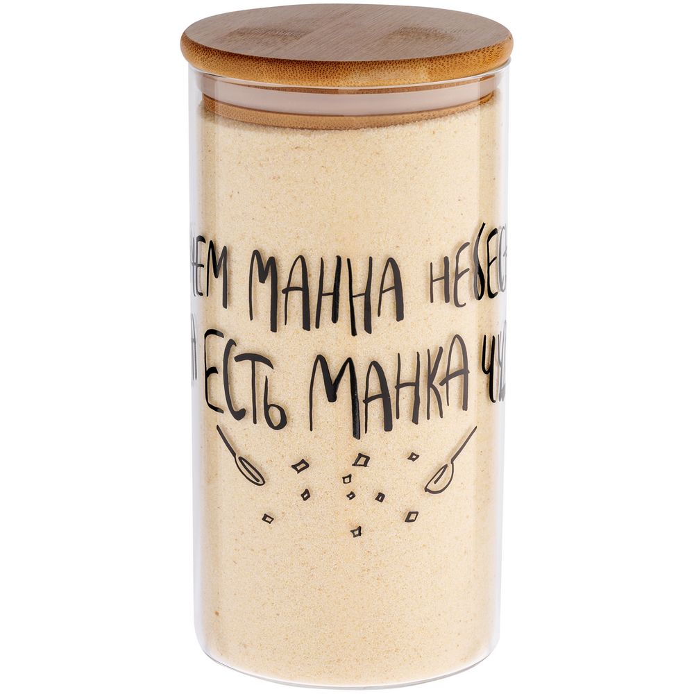 Емкость для хранения «Крупы. Манка», большая / Миниатюра WWW (1000)