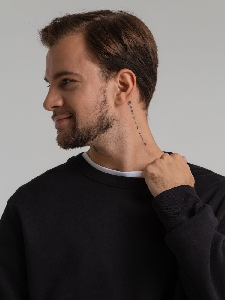 Свитшот унисекс King, черный / Миниатюра WWW (1000)