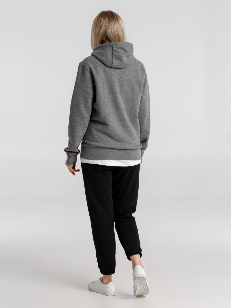 Толстовка с капюшоном унисекс King, темно-серый меланж / Миниатюра WWW (1000)