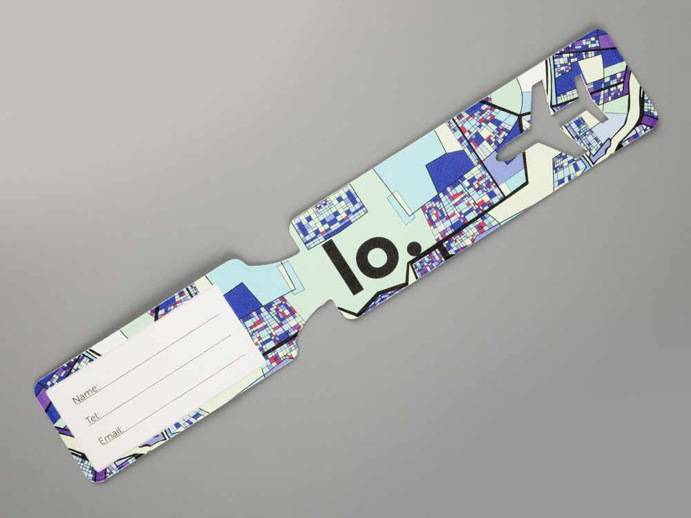 Багажная бирка Saff Travel на заказ / Миниатюра WWW (1000)