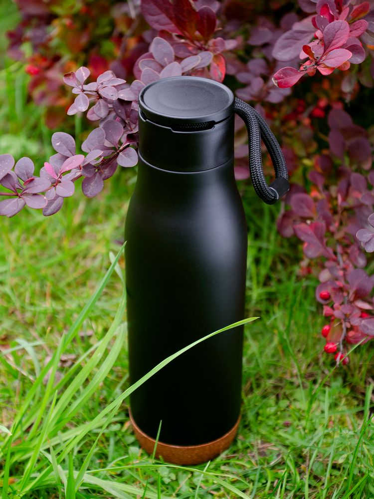 Термобутылка Steady, черная / Миниатюра WWW (1000)