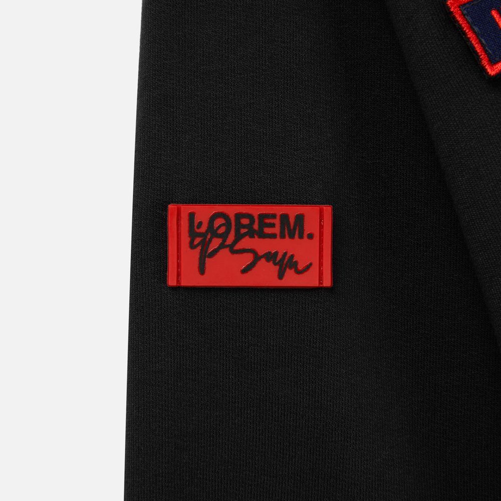 Лейбл из ПВХ Dzeta, S, красный / Миниатюра нанесения (1000)