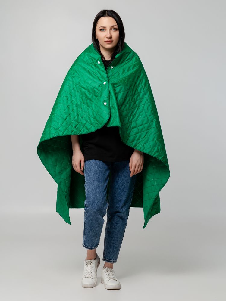 Плед-пончо для пикника SnapCoat, зеленый / Миниатюра WWW (1000)