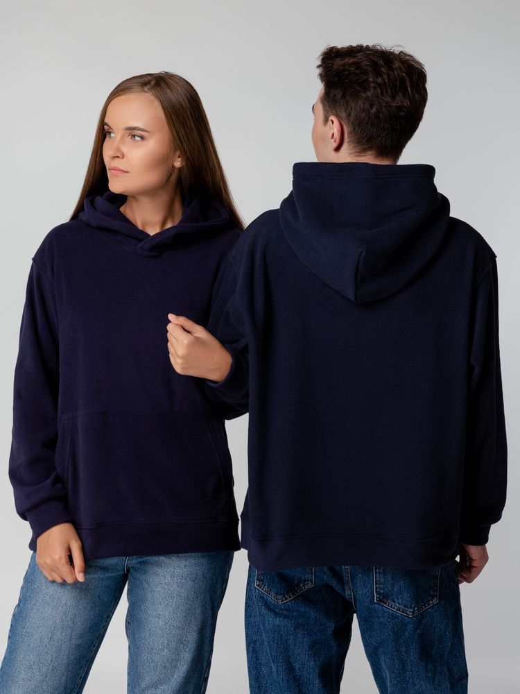 Худи флисовое унисекс Manakin, фиолетовое / Миниатюра WWW (1000)