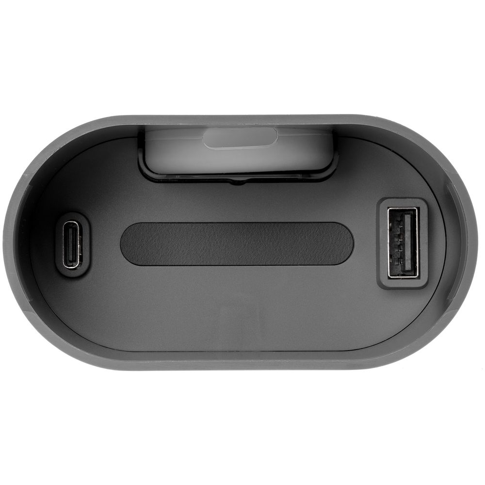 Зарядная станция с часами и подсветкой Large Charge, серая / Миниатюра WWW (1000)