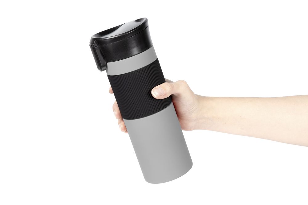 Термостакан Tralee XL, серый / Миниатюра WWW (1000)