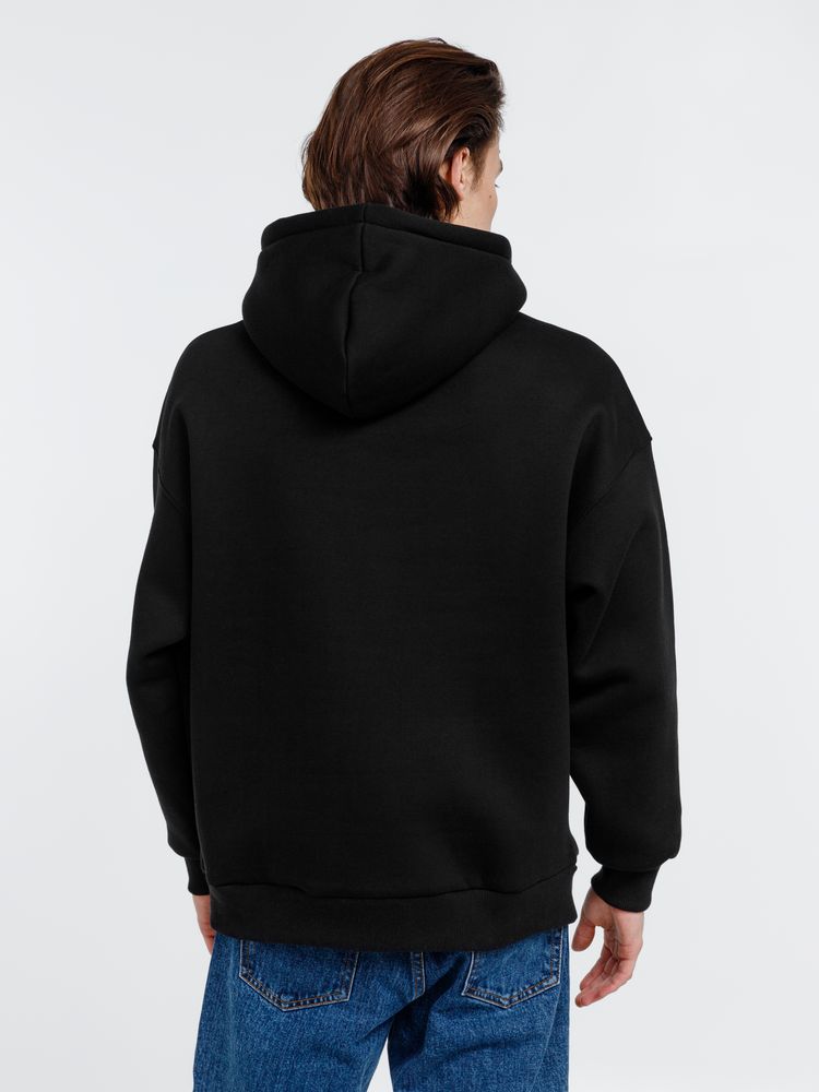 Худи оверсайз унисекс Go Easy, черное / Миниатюра WWW (1000)