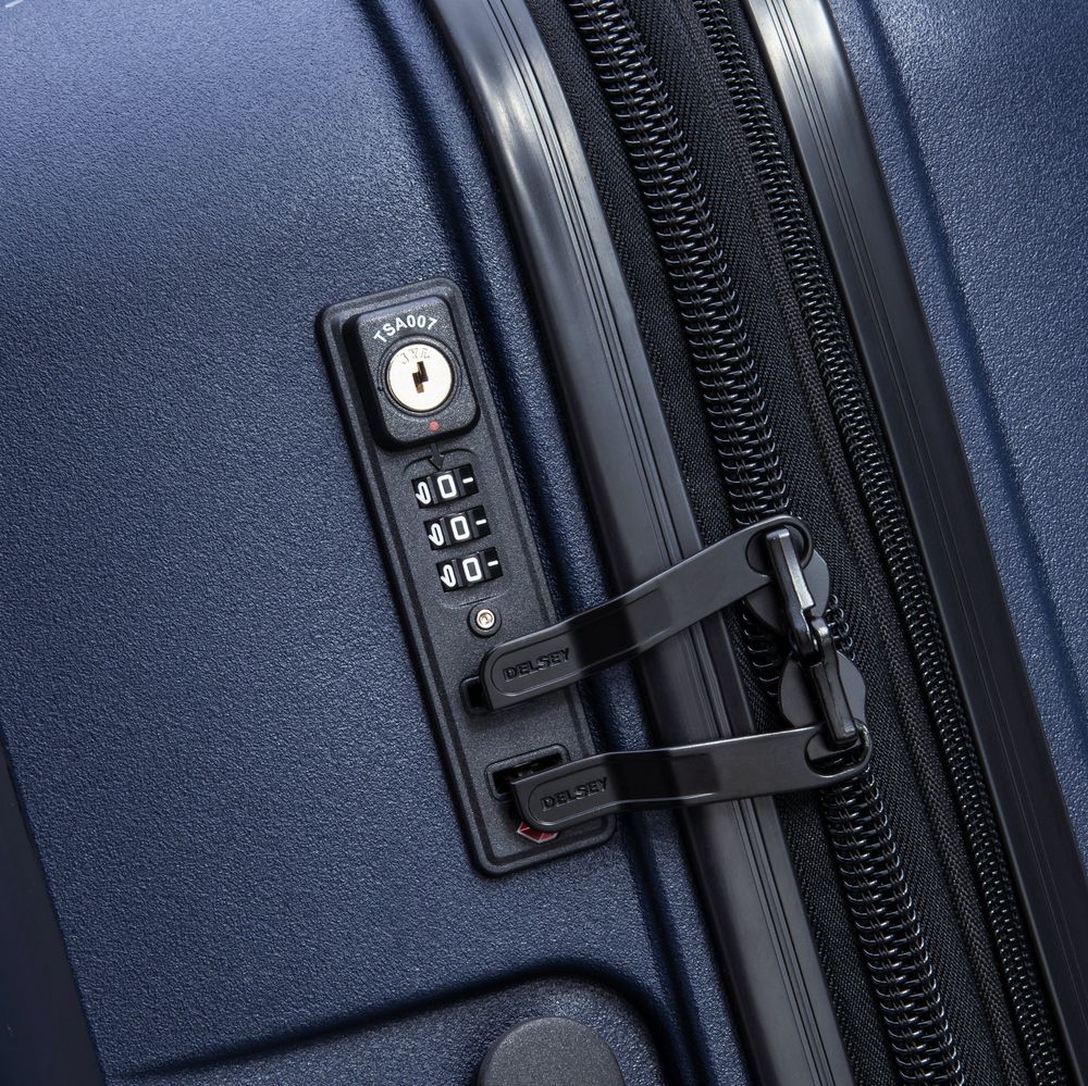 Чемодан Belmont Plus M, синий / Миниатюра WWW (1000)