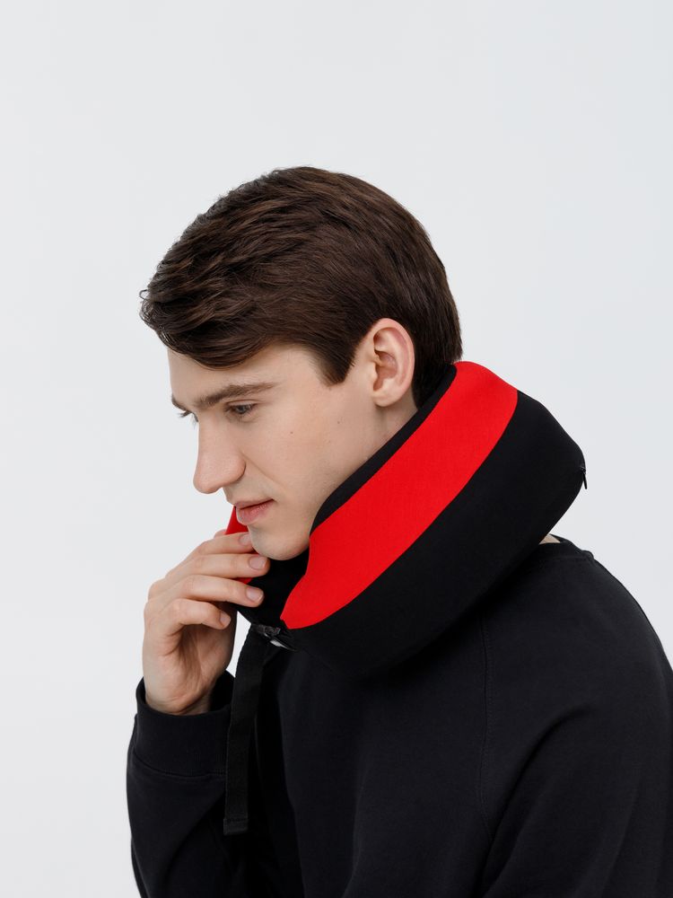 Дорожная подушка Piligrim, красная / Миниатюра WWW (1000)