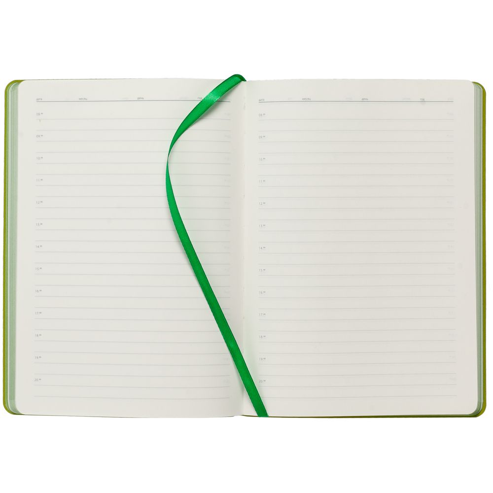Ежедневник Ridge, недатированный, зеленый / Миниатюра WWW (1000)