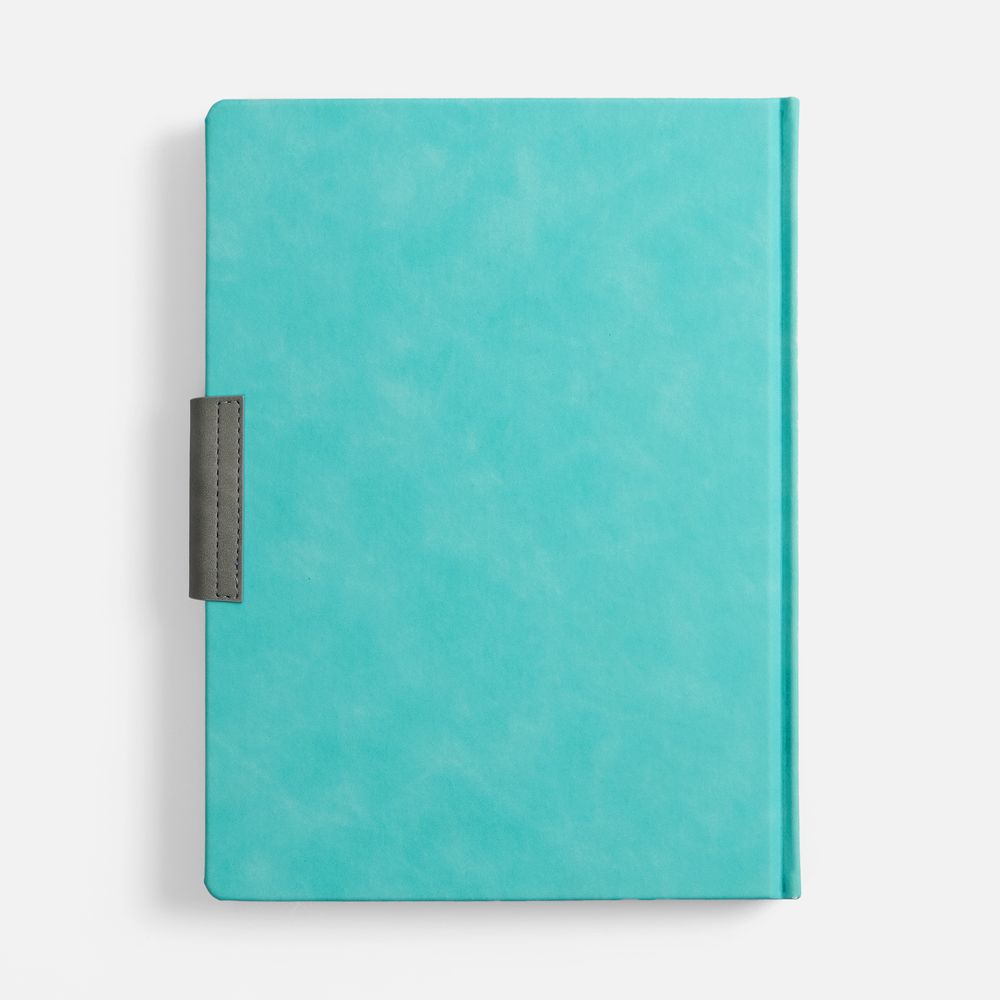 Ежедневник Grande Strap на заказ, датированный, бирюзовый / Миниатюра WWW (1000)