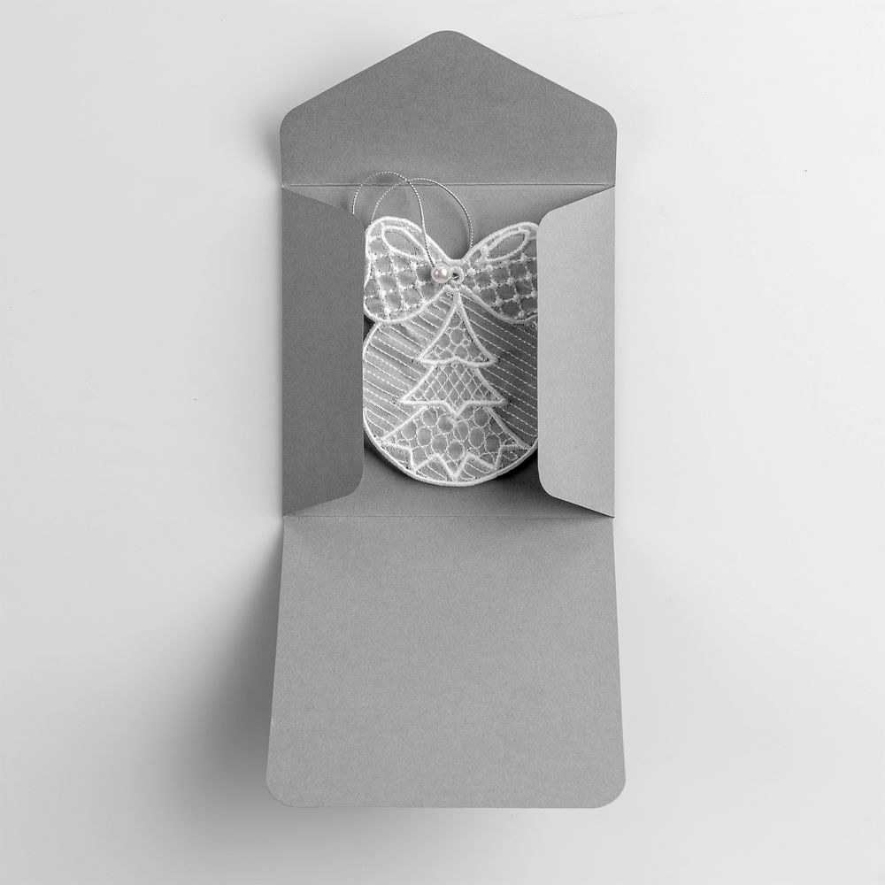 Подвеска вышивная «Елочка» в конверте / Миниатюра WWW (1000)