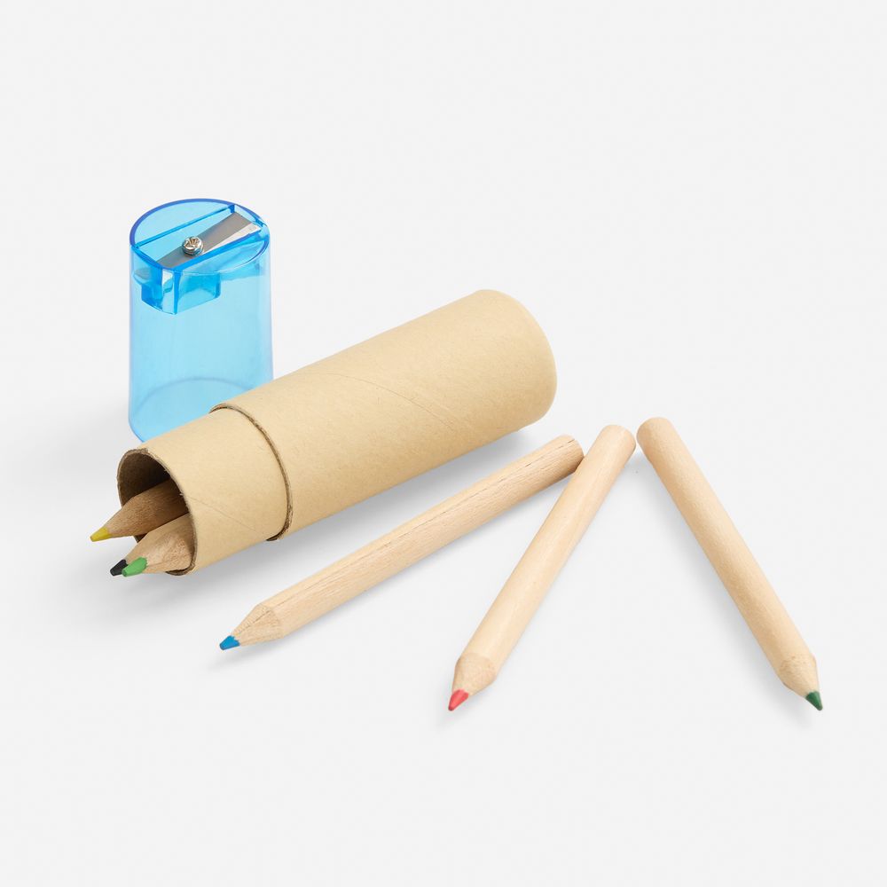 Набор карандашей Pencilvania Office с точилкой, синий / Миниатюра WWW (1000)