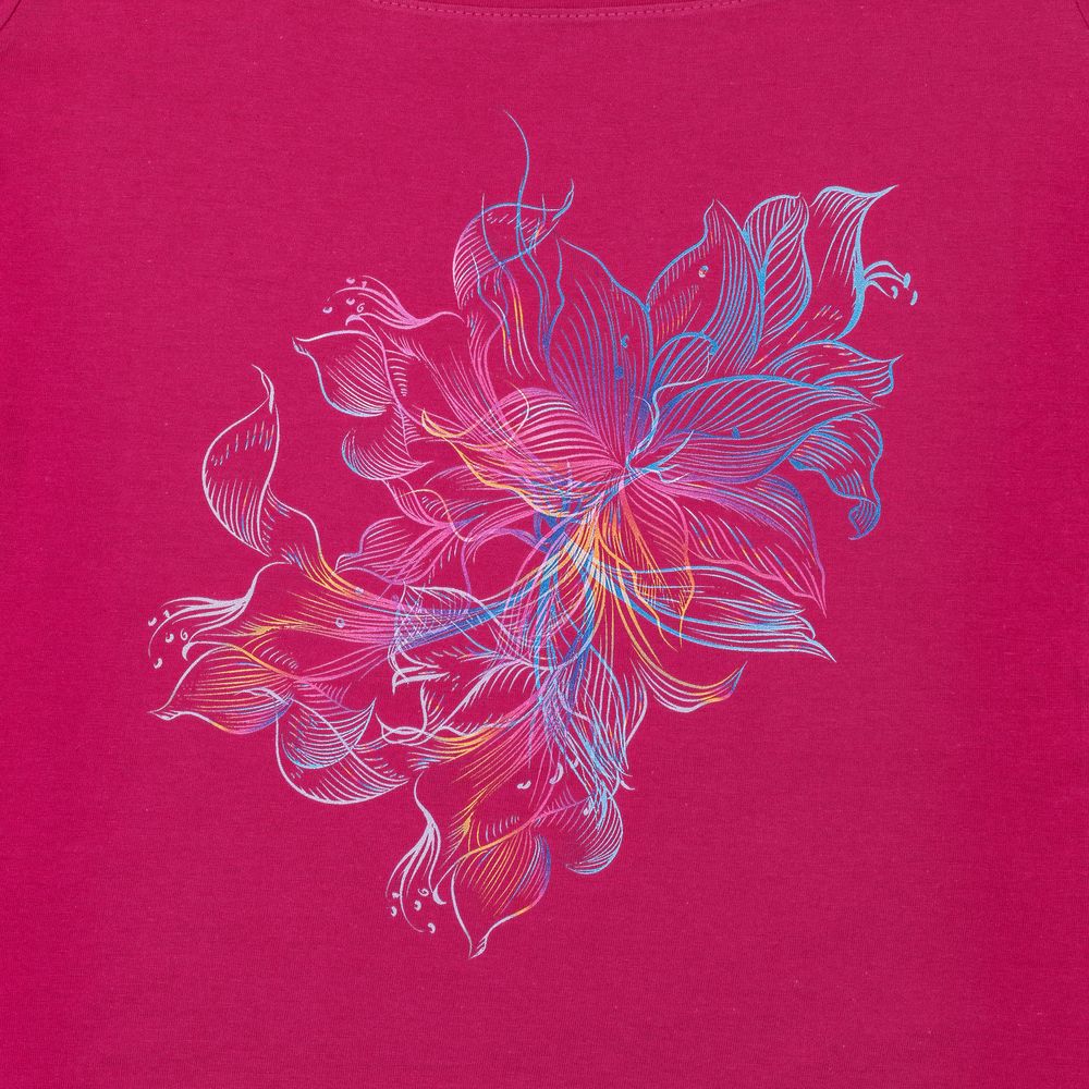Футболка женская Vibrance, темно-розовая (фуксия) / Миниатюра WWW (1000)