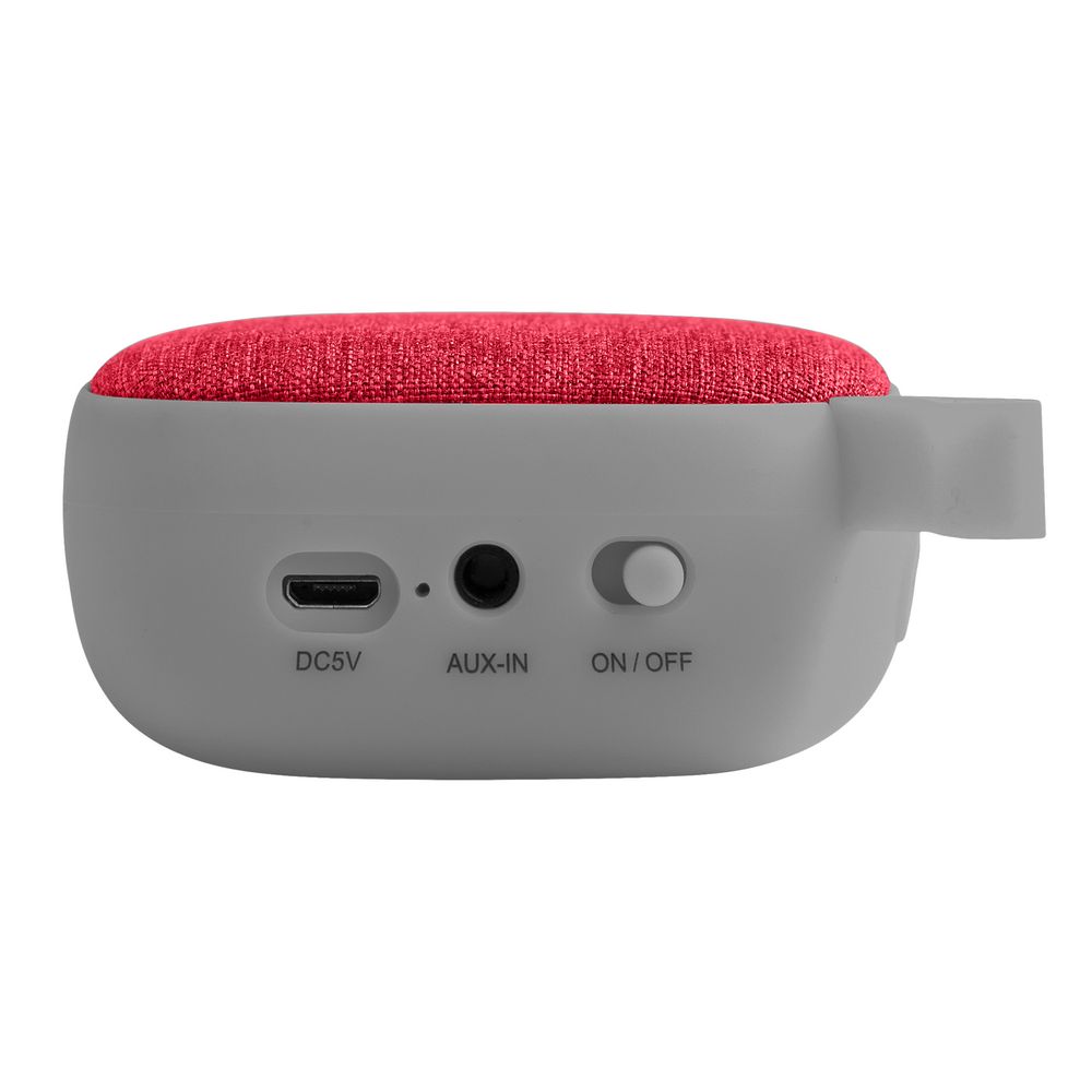 Беспроводная колонка Chubby, серая с красным / Миниатюра WWW (1000)