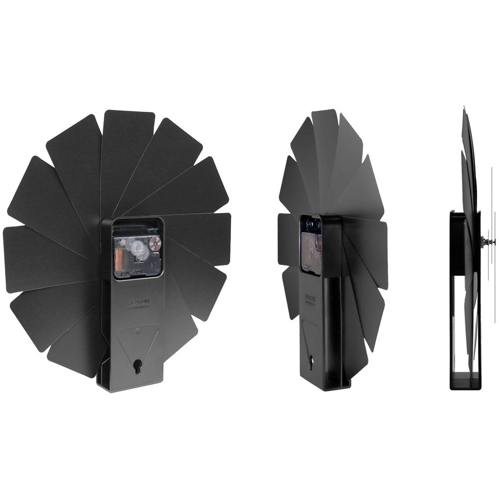 Часы настенные Transformer Clock. Black & Black / Миниатюра WWW (1000)