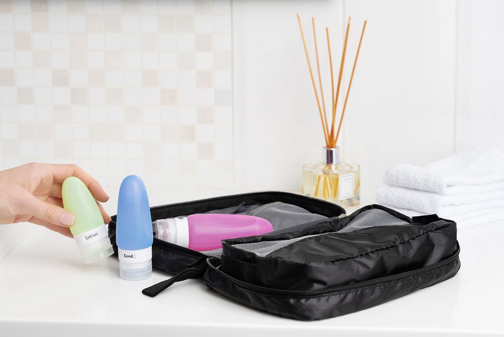 Несессер onBoard с емкостями для косметики, черный / Миниатюра WWW (1000)