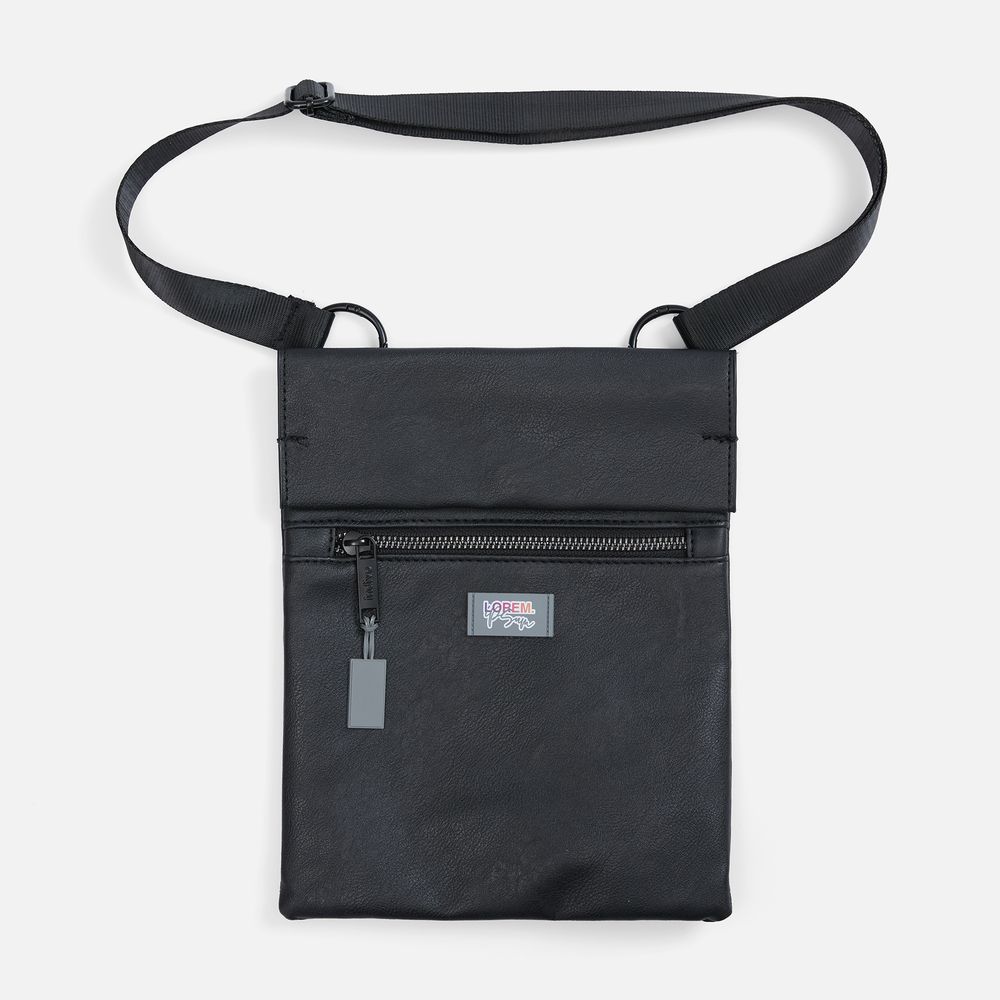 Сумка через плечо ringLink, черная / Миниатюра нанесения (1000)