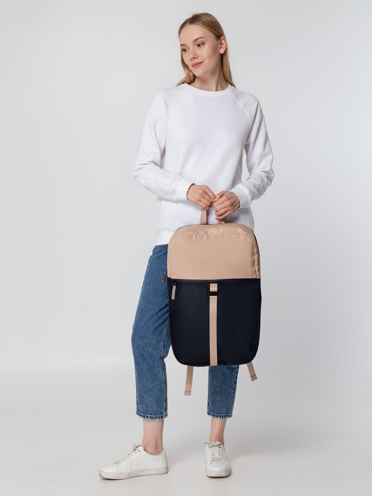 Рюкзак coolStuff, темно-синий с бежевым / Миниатюра WWW (1000)