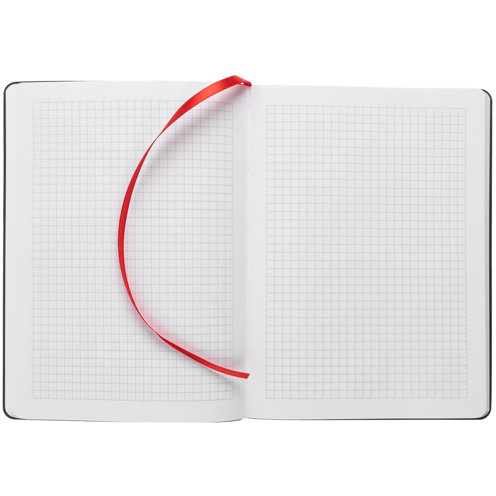 Блокнот Verso в клетку, красный / Миниатюра WWW (1000)