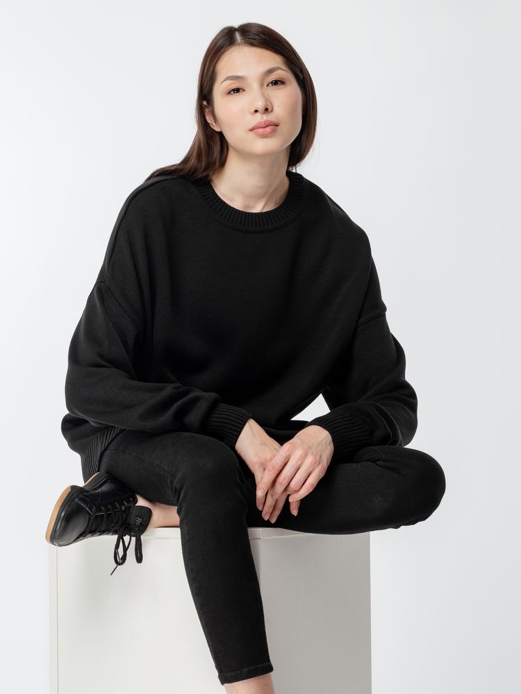 Джемпер оверсайз унисекс Stated в сумке, черный / Миниатюра WWW (1000)