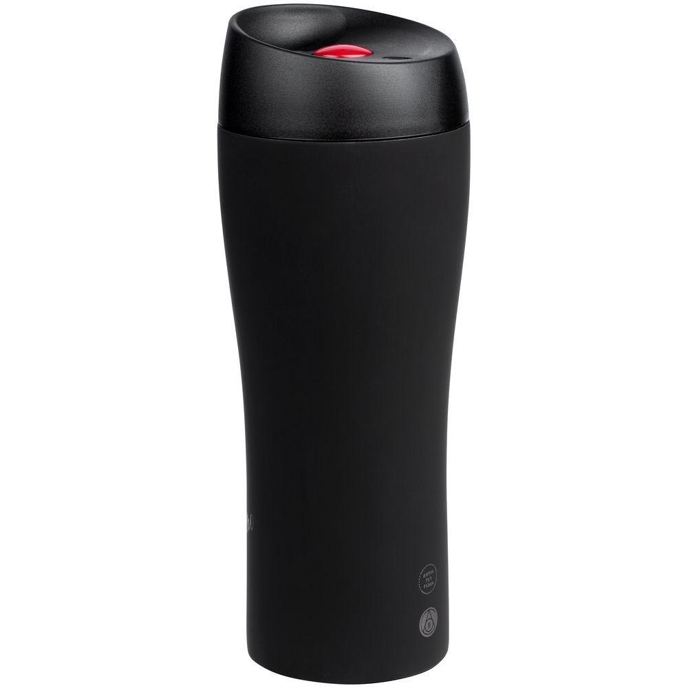 Термостакан «Так хочу работать», вакуумный, герметичный, черный / Миниатюра WWW (1000)