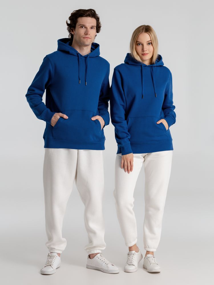 Толстовка с капюшоном унисекс King, ярко-синяя / Миниатюра WWW (1000)