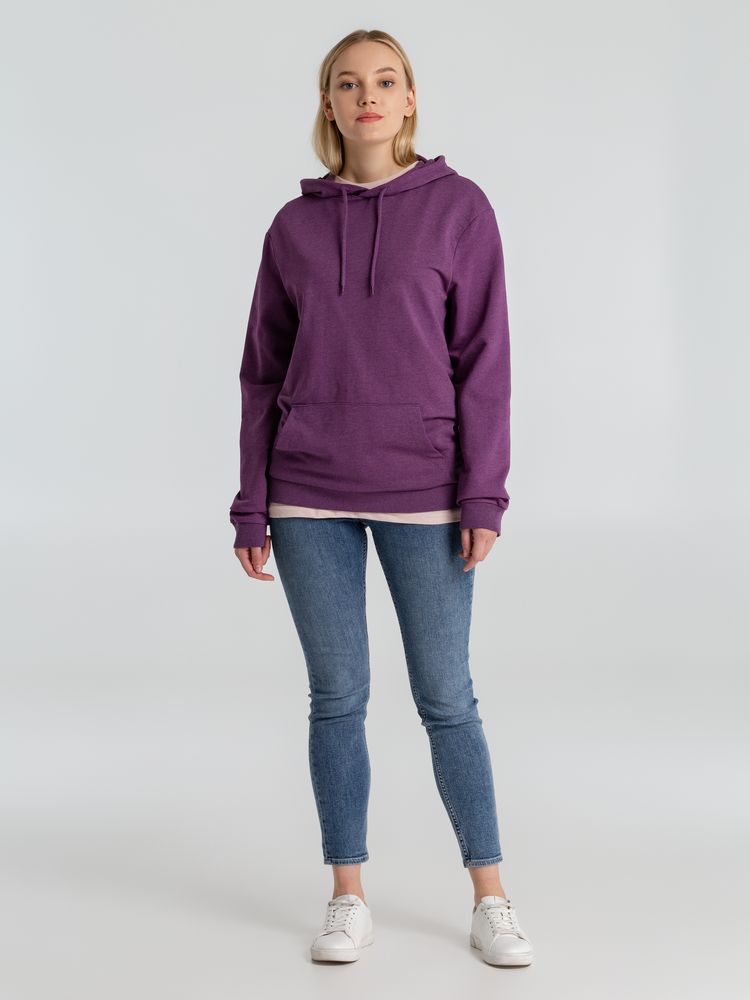 Толстовка с капюшоном унисекс Hoodie, фиолетовый меланж / Миниатюра WWW (1000)