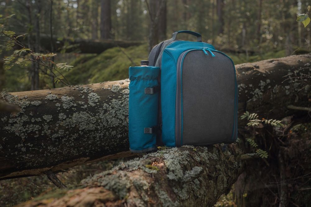 Набор для пикника Fridag на 2 персоны, темно-синий с серым / Миниатюра WWW (1000)